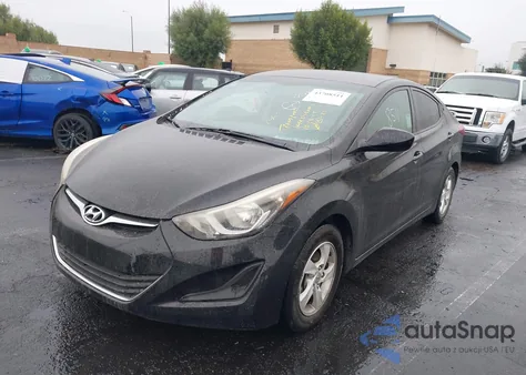 2014 Hyundai Elantra Se из США, поврежденный, VIN KMHDH4AE0EU109422